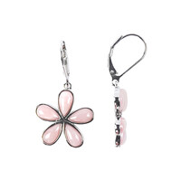 Boucles d'oreilles en argent et Opale Angel Skin