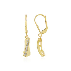 Boucles d'oreilles en argent et Diamant I3 (H)