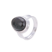 Bague en argent et Opale du Honduras