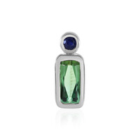 Pendentif en argent et Tourmaline verte de Benedito (Adela Silber)