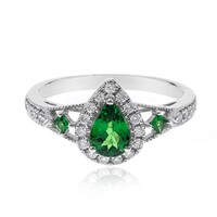 Bague en or et Grenat Tsavorite AAA (CIRARI)