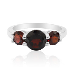Bague en argent et Grenat