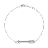 Bracelet en argent et Zircon