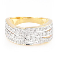Bague en argent et Saphir blanc