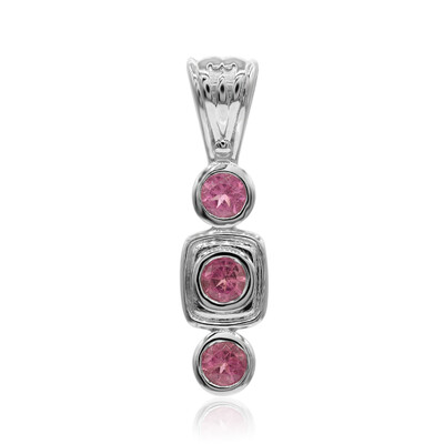 Pendentif en argent et Tourmaline rose