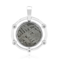 Pendentif en argent et Météorite d'Alétaï