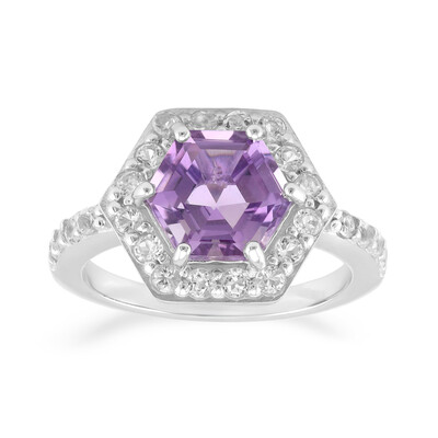 Bague en argent et Améthyste