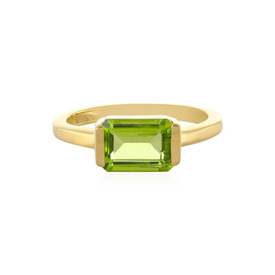 Bague en argent et Péridot