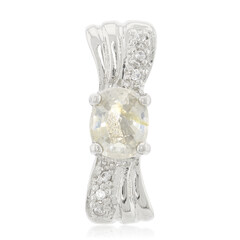 Pendentif en argent et Tourmaline cuprifère
