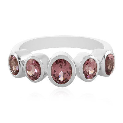 Bague en argent et Grenat de Malaya