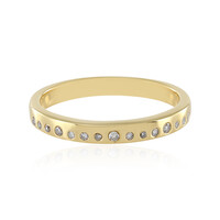 Bague en argent et Diamant champagne I3