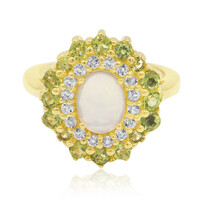 Bague en argent et Opale Welo