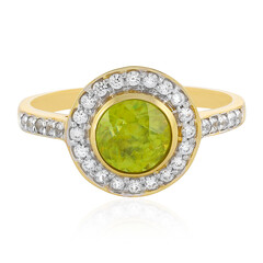 Bague en or et Sphène