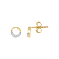 Boucles d'oreilles en argent et Diamant I2 (I)