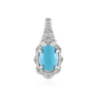 Pendentif en argent et Turquoise Sleeping Beauty