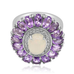 Bague en argent et Opale Welo