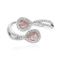 Bague en or et Diamant rose I1 (CIRARI)