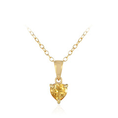 Collier en argent et Citrine