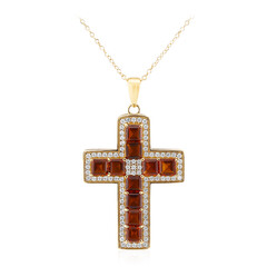 Collier en argent et Citrine Madère