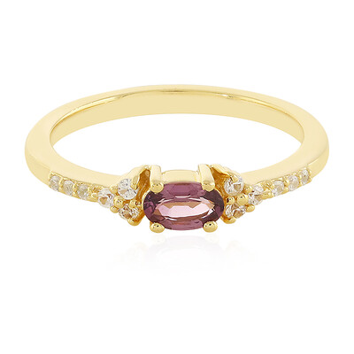 Bague en argent et Spinelle lavande
