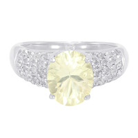 Bague en argent et Pierre du Soleil