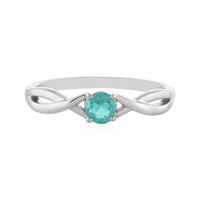 Bague en argent et Apatite bleue