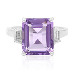 Bague en argent et Améthyste