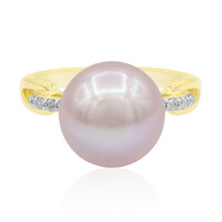 Bague en or et Perle Ming rose royal (TPC)
