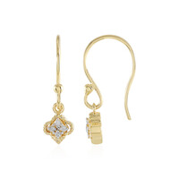 Boucles d'oreilles en argent et Diamant I2 (I)