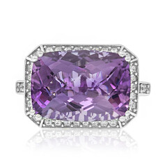 Bague en argent et Améthyste de Zambie (Dallas Prince Designs)