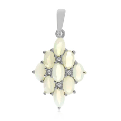 Pendentif en argent et Opale Welo