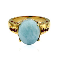 Bague en argent et Larimar