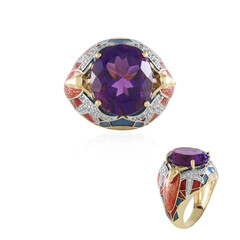 Bague en argent et Améthyste (Adela Silber)