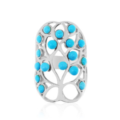 Bague en argent et Turquoise Sleeping Beauty (Anne Bever)