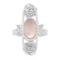 Bague en argent et Quartz rose