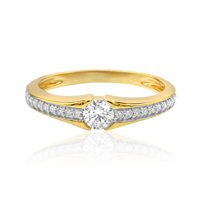 Bague en or et Diamant IF (D) (Annette)
