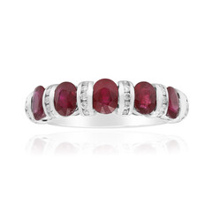 Bague en or et Rubis AAA du Mozambique (CIRARI)