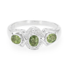 Bague en argent et Saphir du Mozambique