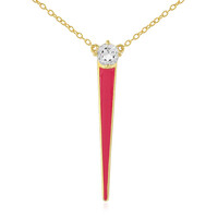 Collier en argent et Topaze blanche
