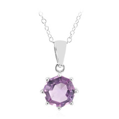 Collier en argent et Améthyste de Bolivie
