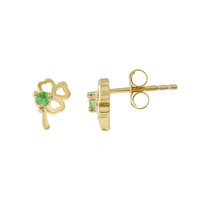 Boucles d'oreilles en argent et Grenat Tsavorite