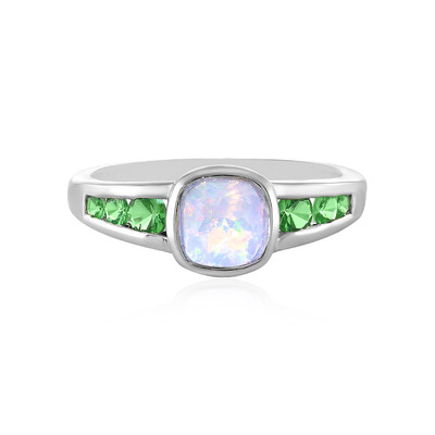 Bague en argent et Opale Welo