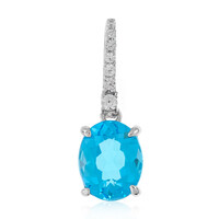 Pendentif en argent et Topaze de Marambaia