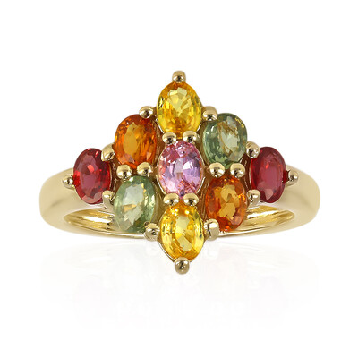 Bague en argent et Saphir