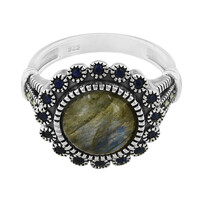 Bague en argent et Labradorite