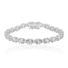 Bracelet en argent et Topaze blanche