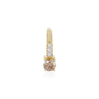 Pendentif en or et Diamant champagne I2
