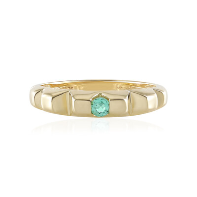 Bague en or et Emeraude de Russie (de Melo)