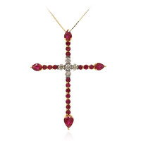 Collier en or et Rubis AAA du Mozambique (CIRARI)