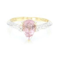 Bague en or et Tourmaline cuprifère rose (AMAYANI)